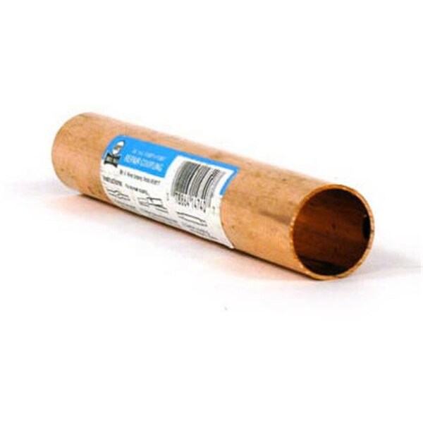Sioux Chief Sioux Chief 600-306PK 0.75 x 6 in. Copper Full Slip Sweat Repair Coupling 437558 - main